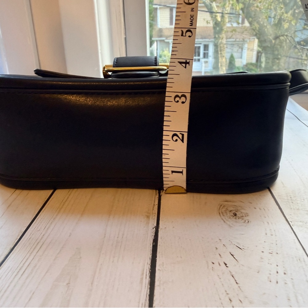 Miztique | Black Crossbody Bag with Gold Buckle - Picture 9 of 12